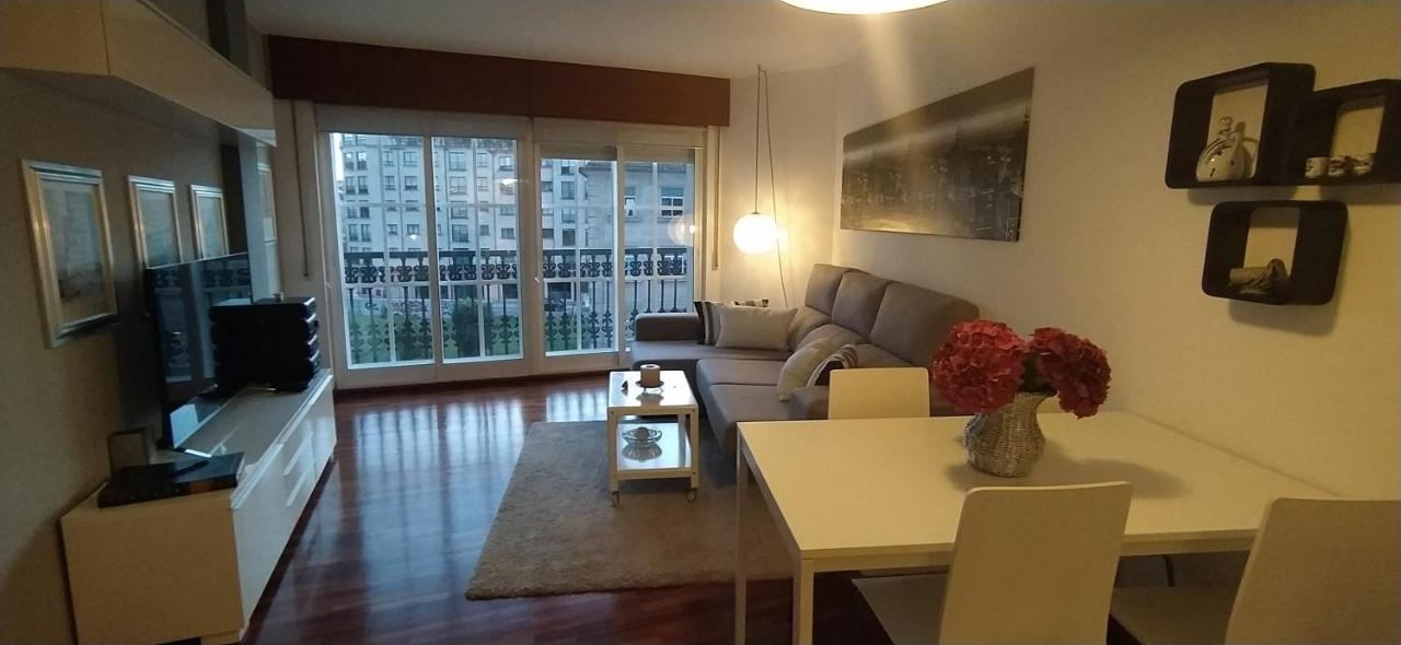 Moderno Y Luminoso 2 Dormitorios Con Todas Las Comodidades En Pontevedra Ciudad Exteriör bild